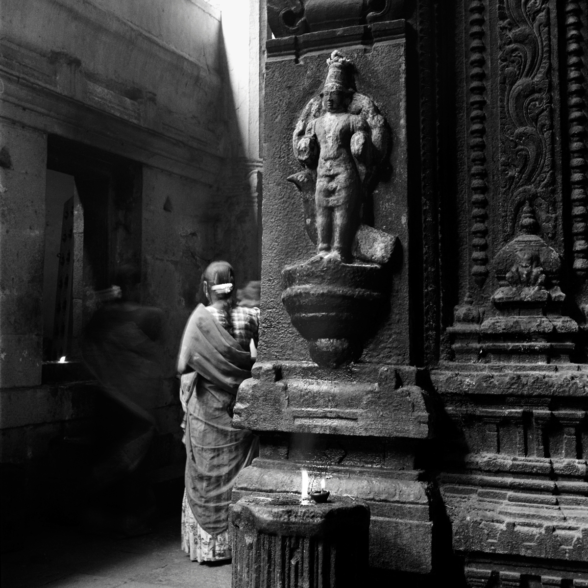 Shrine inside the Sri Meenakshi Temple, Madurai, Tamil Nadu.